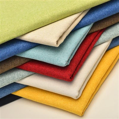 Skinnende bomuldsstof